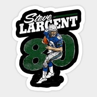 Steve Largent Seattle Retro Sticker